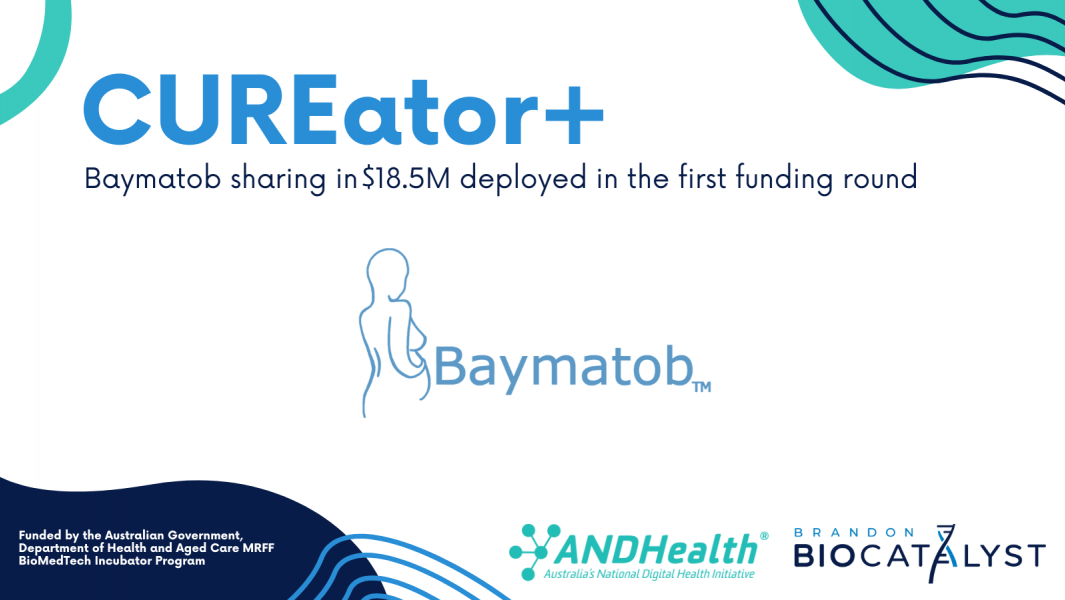 Baymatob Selected for CUREator+ Grant